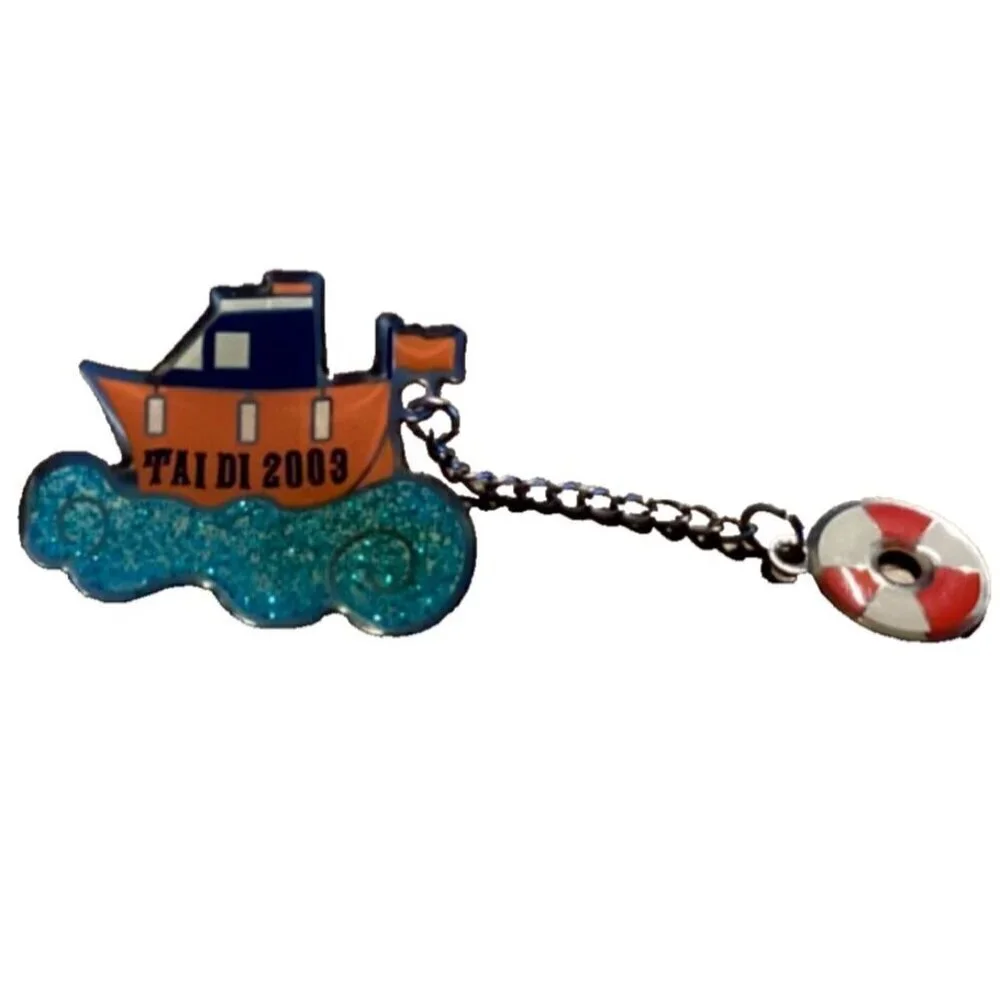 2003 TAI DI Destination Imagination Boat w/ Life Raft Pin